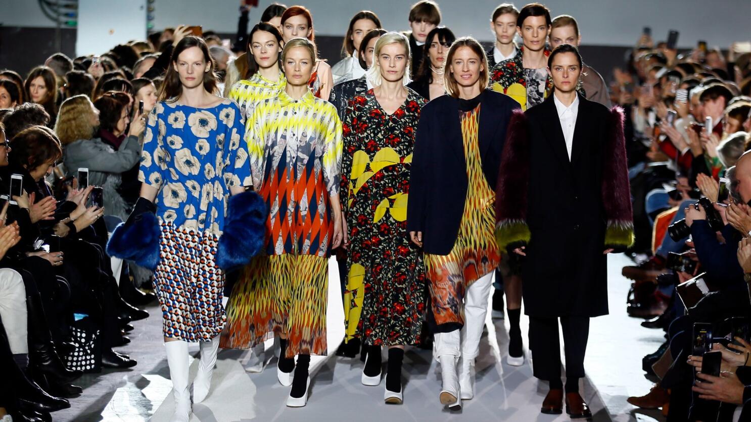 At Paris Fashion Week, Dries Van Noten and Kenzo make looking back ...